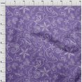 thumbnail image 4 of oneOone Rayon Medium Purple Fabric Sea Craft Projects Decor Fabric Printed By The Yard 56 Inch Wide, 4 of 4