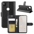 thumbnail image 1 of [PST] Google Pixel 4a Case, Leather Magnetic Card Slot Wallet Folio Flip Case Cover, 1 of 6