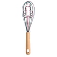 thumbnail image 1 of Holiday Time 12-inch Silicone Whisk with Gingerbread Character and Beechwood Handle, 1 of 9