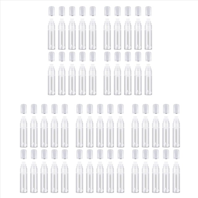 50 Pack Refillable Acrylic Paint Markers 15mm Empty Acrylic Markers Clear White Paint Marker Pens for Rock Painting Wood,50 x Empty Acrylic Markers,Transparent