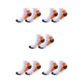 thumbnail image 2 of Baohd 2piece Moisture Wicking And Quick Drying Sports Socks For Women Foot Compression Socks Ankles Socks orange S/M 5Set, 2 of 6