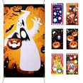 thumbnail image 4 of Techinal Halloween Pumpkin Clown Ghost Banner Sandbag Playing Game Wall Hanging Flag Toys, 4 of 19
