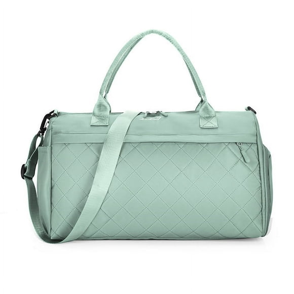 Gym Duffel Bag for Women Sport Duffle Workout Bags with Shoe Compartment Wet Pocket Red