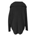thumbnail image 5 of KIHOUT Womens Long Cardigans Long Sleeve Oversized Cable Knitted Open Front Chunky Hooded Outerwear Sweater Coat, 5 of 5