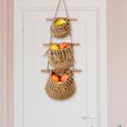 thumbnail image 5 of COOPHYA 1Set Hanging Fruit Hammock For Kitchen With Elegant Wooden And Cotton Design, 5 of 5