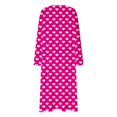 thumbnail image 4 of Mgmyaa Nuisette pour Femme à Manches Longues, Col Ras du Cou, Chemise de Nuit Imprimée, Longue Tenue de Détente, Robe Maxi Décontractée de Détente, Robes de Maison, 4 of 5
