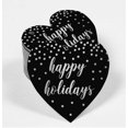 thumbnail image 2 of Inkdotpot Real Silver Foil Happy Holiday Tag Favor Hang Paper Tag 50 Pieces, 2 of 6