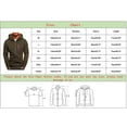 thumbnail image 3 of Kcodviy Haut d'Automne Hiver pour Homme Chandails à Capuche pour Homme Blouse Ajustée Décontractée Unie Chandail à Capuche en Molleton pour Homme Manteau Doux Haut Long Chandails à Capuche pour Homme Chandail à Enfiler Manche Chandail à Capuche Haut, 3 of 6