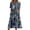 Purple, variant on Meichang Women's Beach Floral Print Dresses with Pockets Short Sleeves Tshirt Sundress Lounge Round Neck Maxi Dress Pleated Flowy Tunic Comfy Vacation Sundresses