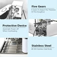 thumbnail image 3 of Kolice Commercial Mini 4 Rows Donuts Making Machine,Doughnut Maker,Frying Donuts Maker-4 Molds,Included, 1750 pcs/Hour,5.5L Hopper, 3 of 7