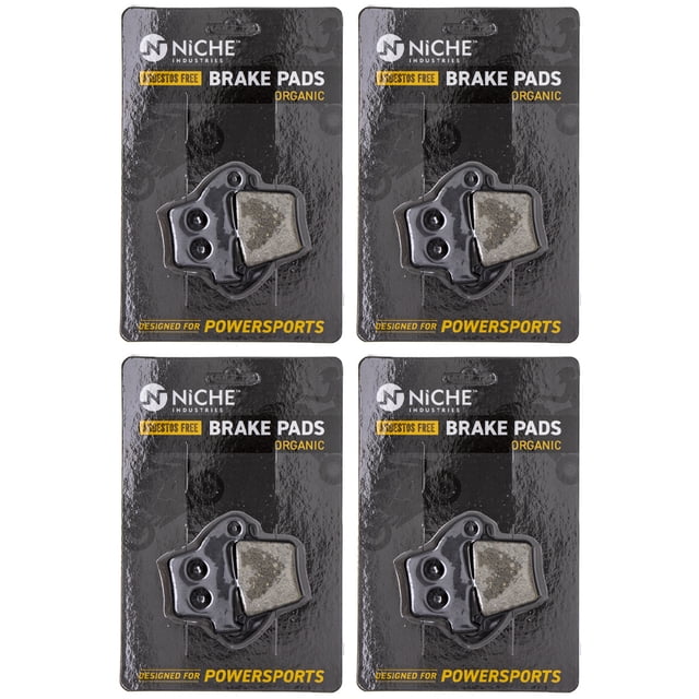 Niche Brake Pad Set for Honda CRF250RX Rear Organic Motorcycle 4 Pack 519-KPA2487D