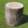 thumbnail image 2 of Delsit Lightweight Woody Tree Trunk Looking Outdoor Indoor Pouffe Ottoman, 2 of 7