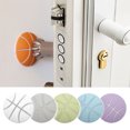 thumbnail image 4 of 4pcs Mute Door Rear Wall Crash Waterproof Anti-Collision Adhesive Pad Basketball Style 5cm, 4 of 9
