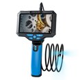 thumbnail image 1 of Lepmerk Endoscope Industriel Portable avec Écran HD de 5 Pouces, Caméra Tri-Objectif 7.9mm, Tube Rigide Serpent 5m, Outil d'Inspection HD 1920P, Modèle T28 en Bleu, Inclut Guide Utilisateur Multilingue, 1 of 6