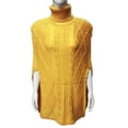 thumbnail image 4 of IMENGL Long sleeves plus size sweater dress, Yellow XL, Size M-2XL, 4 of 4