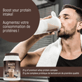 thumbnail image 2 of Whey Pure Isolate High Protein Drink Mix Powder, For Shakes - Iced Cappuccino Coffee (900g), 2 of 7