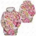 thumbnail image 3 of Hello Kitty Mignon Kitty Automne/hiver Chandail Imprimé pour Femmes Mode Décontractée Chandail à Capuche, 3 of 7