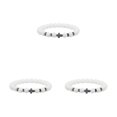 thumbnail image 1 of kurtrusly Wide Application Exquisite Beads Bracelet For Versatile Fashion Gifts Bracelets porcelain white 3Set, 1 of 6