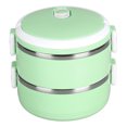 thumbnail image 4 of Khall Thermal Lunch Box Stackable Hot Food Insulated Box 304 Stainless Steel Round Lunchbox Sealed Food Containers,Thermal Insulated Lunch Box,Stainless Steel Thermal Lunch Box, 4 of 8
