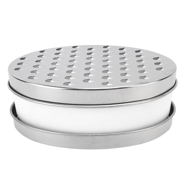 Râpe à Parmesan, Râpe à Fromage à Double Face en Acier Inoxydable, Râpe à Boîte Portable, Déchiqueteuse d'Aliments avec Contenant de Rangement pour Gingembre et Radis