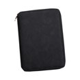 thumbnail image 3 of KLKCMS Zippered Notebook Meeting Folder 6Ring Binder Notebook for Travel Writers Black, 3 of 9