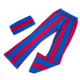 thumbnail image 3 of Women Summer Stripe Off Shoulder Tube Tops Bell-bottomed Pants, 3 of 6