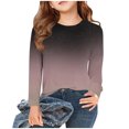 thumbnail image 2 of MeetoTime Chemises Imprimées à Manches Longues pour Enfants Blouses Habillées Décontractées Col Rond pour Bébés Filles 3 - 14 Ans, 2 of 5