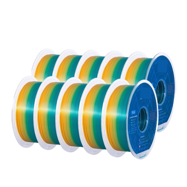 10Kg PLA Filament Plastic For 3D Printer 1.75mm,Tangle-Free, 3d Printing Wire Materials Vacuum Packaging ,Smoother Printing Experience
