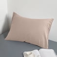 thumbnail image 4 of YIMWNYI Japanese Style Unprinted Pillowcase, Washed Pillow Cover, Polyester Pillowcase, Solid Color Minimalist Bedding, Skin-Friendly Breathable Pillowcase, Fade-Resistant & Pilling-Free Pillowcase, 4 of 6