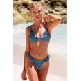 thumbnail image 4 of Charmo Bikinis à Volants pour Femmes, Côtelé, Triangle, Échancré, Maillot de Bain 2 Pcs, 4 of 8