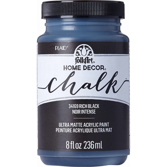 FolkArt Home Decor Chalk, 8 oz., Rich Black