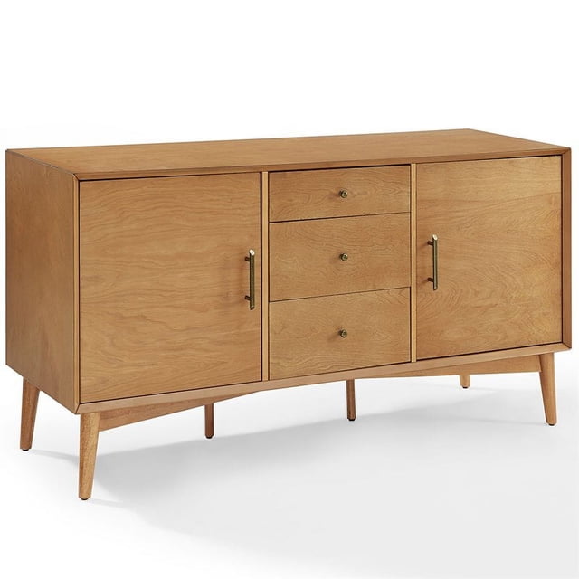 Crosley Landon 3 Drawer Sideboard in Acorn