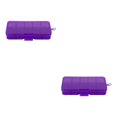 thumbnail image 1 of Thinsony 10 Grid Plastic Jewelry Removable Storage Box Beads Container Earring Purple 12.8x6.5x2.2cm 2Set, 1 of 6
