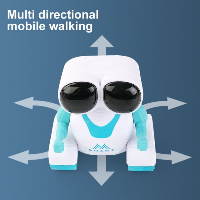 Lksixu Jouets pour Tout-Petits Jouets Éducatifs pour Bébé Robot Intelligent Interactif Télécommandé Musique Mini Robot Programmation Jouet pour Enfants Robot Intelligent Jouets d'Apprentissage pour Enfants