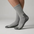 thumbnail image 4 of Genuine Dickies Men Heavyweight Crew Work Socks - Grey - 6 Paris (2x3PK), 4 of 5
