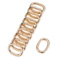 thumbnail image 1 of Unique Bargains Gold Tone Oval Buckles Iron Electroplating (10 Pack), 1 of 4