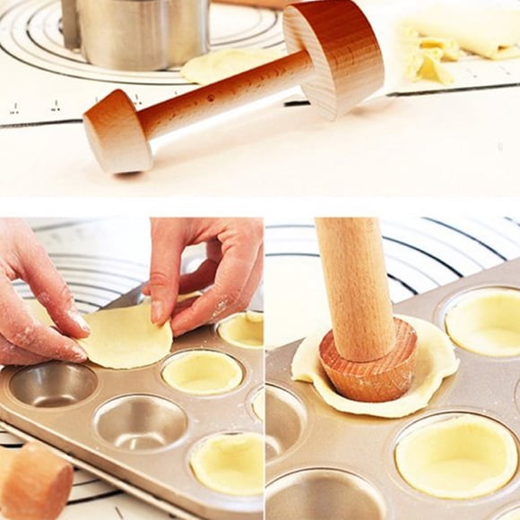 Wooden Filling Cake Wood Color Double Cake Bottom Wood Color