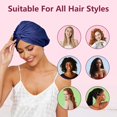 thumbnail image 5 of 1PC Adjustable Silk Hair Bonnet - Double Layer, Satin, for Curly/Straight Hair, Sleeping/Styling, 5 of 5