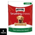 thumbnail image 1 of Milk-Bone Brushing Chews Dental Treats for Large Dogs, 1 of 8