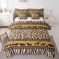 thumbnail image 1 of YST Cowhide 7Pcs Bed In A Bag Leopard Print Bed Set Twin,Western Tribe Aztec Bedding Set with Comforter Farmhouse Wild Animals Cushiom Covers Exotic Rustic Sheet Set for Adults, 1 of 5