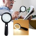 thumbnail image 2 of black 12 Led High-Definition Reading Glasses For Elderly With Lights #6wi02, 2 of 9
