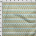thumbnail image 3 of oneOone Tissu Polyester Lycra Tissu Imprimé Ikat à Tourbillon 1 Yard 56 Pouces de Large, 3 of 4