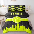 thumbnail image 1 of Lit de jeu pour garçons YST dans un sac, Thème sport, 7 Pcs, Tennis, Format Twin, 1 of 4