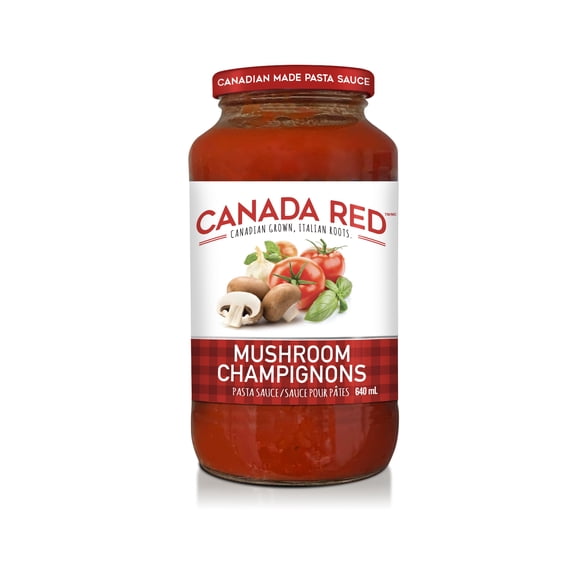 Canada Red Sauce pour pâtes aux Champignons