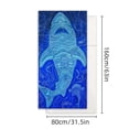 thumbnail image 2 of Serviette de Plage 2-en-1 Serviette Surdimensionnée Serviette en Fibre Fine Se Transforme en Sac à Dos de Rangement, 2 of 7