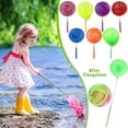 thumbnail image 2 of Penkiiy Kids Telescopic Butterfly Fishing Nets for Kids, Catching Insect Net Outdoor Tools for Catching Bugs Fish Insect Ladybird, Extendable 34 Inches and Anti Slip Grip, 2 of 2