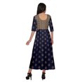 thumbnail image 4 of Moomaya Kurtis Imprimés Ligne A pour Femmes Kurta à Manches 3/4 Tunique d'Été, 4 of 5