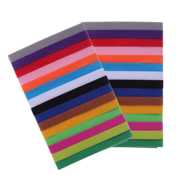 OULII 15 Pcs Collier pour Animal Ajustable en Molleton Couleurs Assorties Accessoires pour Chien pour Suivi de la Croissance