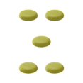 thumbnail image 2 of maskred Housses de Coussin Rondes pour Tabouret Confortable Polyester Imperméabilisation Douce Vert Jaune 5Set, 2 of 6