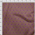 thumbnail image 3 of oneOone Silk Tabby Fabric Swirl Block Printed Craft Fabric BTY 42 Inch Wide, 3 of 4